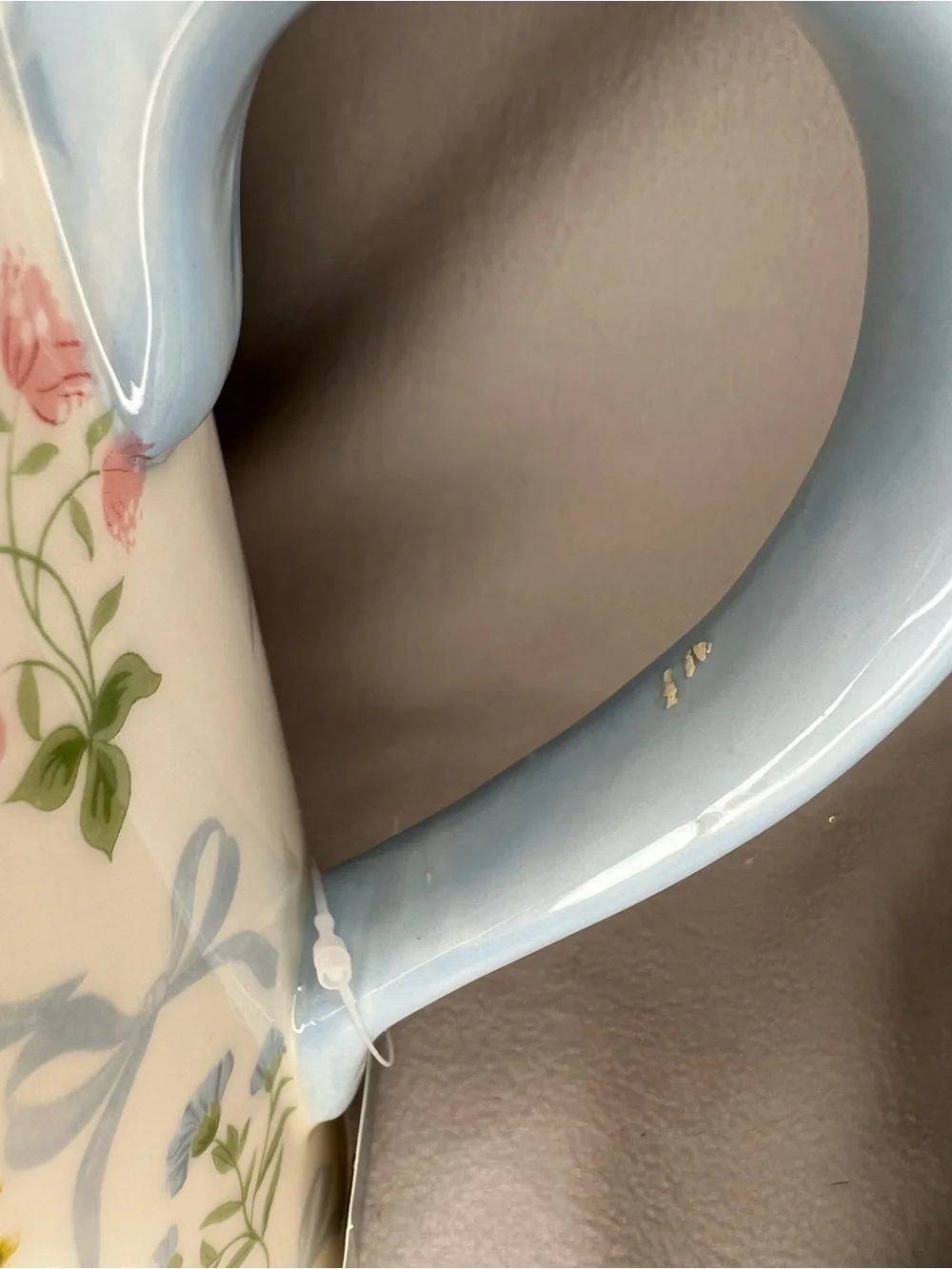 Hobby Lobby Pastel Floral Ceramic Pitcher and Sugar Jar Set